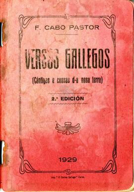 Versos gallegos / Franciso Cabo Pastor