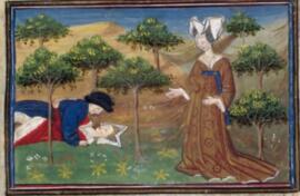 f. 109r, Morgane surprenant les amants